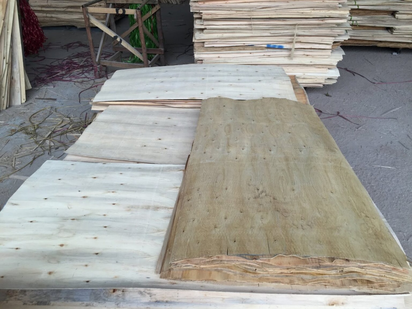 Eucalyptus core veneer
